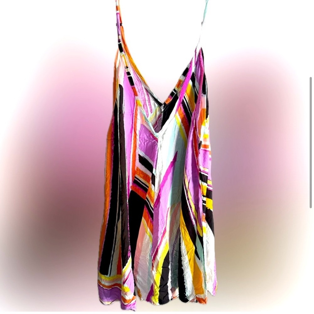 Free People Multicolor Stripe Slip Dress - Picture 5 of 11